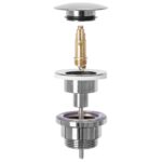 Dop pentru lavoar cu un click-clack universal Rea Chrome