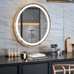 Oglindă LED 80cm MMJ Gold - imagine 4