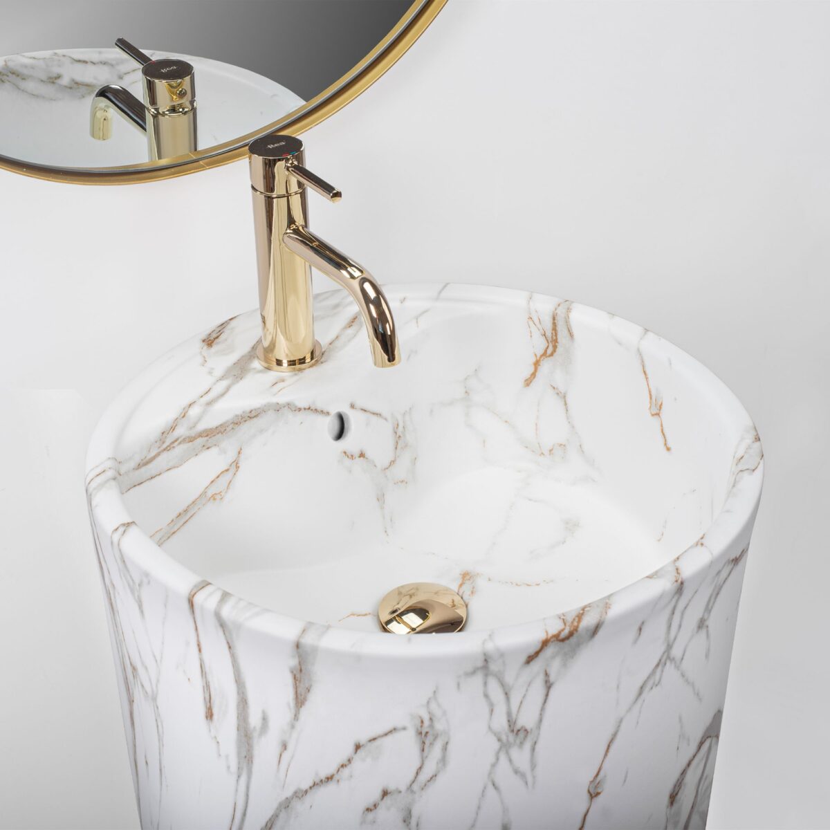 Lavoar de sine stătător Ceramic Rea Anya Lava Matt - imagine 2