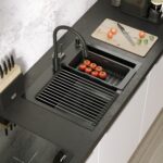 Chiuvetă inox LUKE 110 WORKSTATION Black - imagine 6
