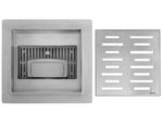 Rigola dus REA LINE 150x150 Nickel Brush - imagine 5