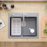 Chiuveta din granit KURT 110 WORKSTATION Grey Metallic - imagine 6