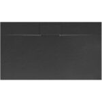 Cadita de dus Bazalt long negru 80x120