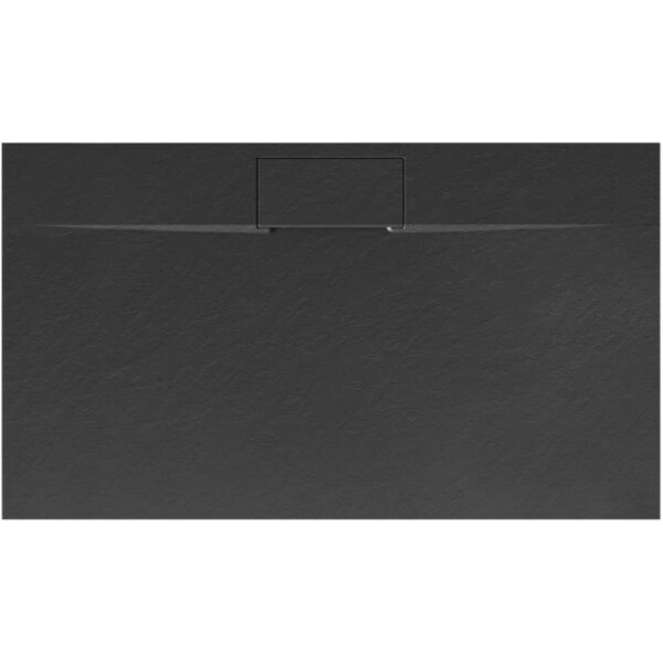 Cadita de dus Bazalt long negru 80x120