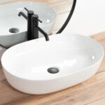 Lavoar ceramic pentru blat CLEO alb - REA