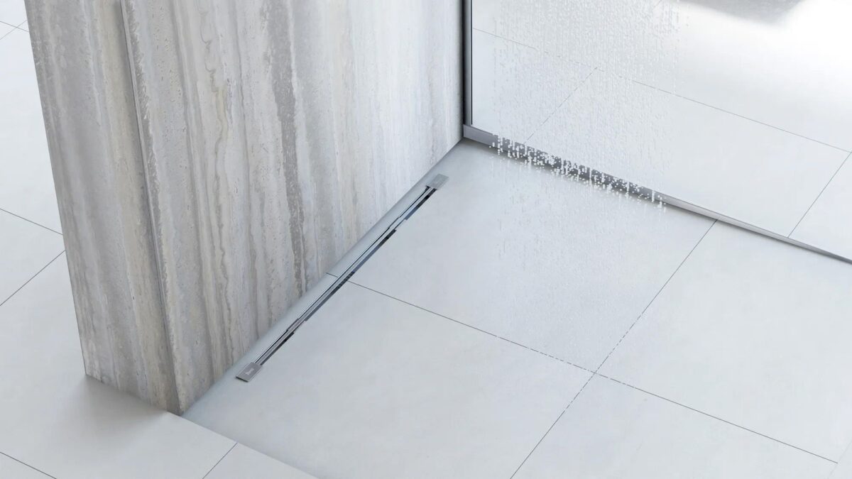 Profil de panta cadita de dus 100cm Brush nickel - imagine 7