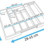 Organizator pentru sertare extensibil
