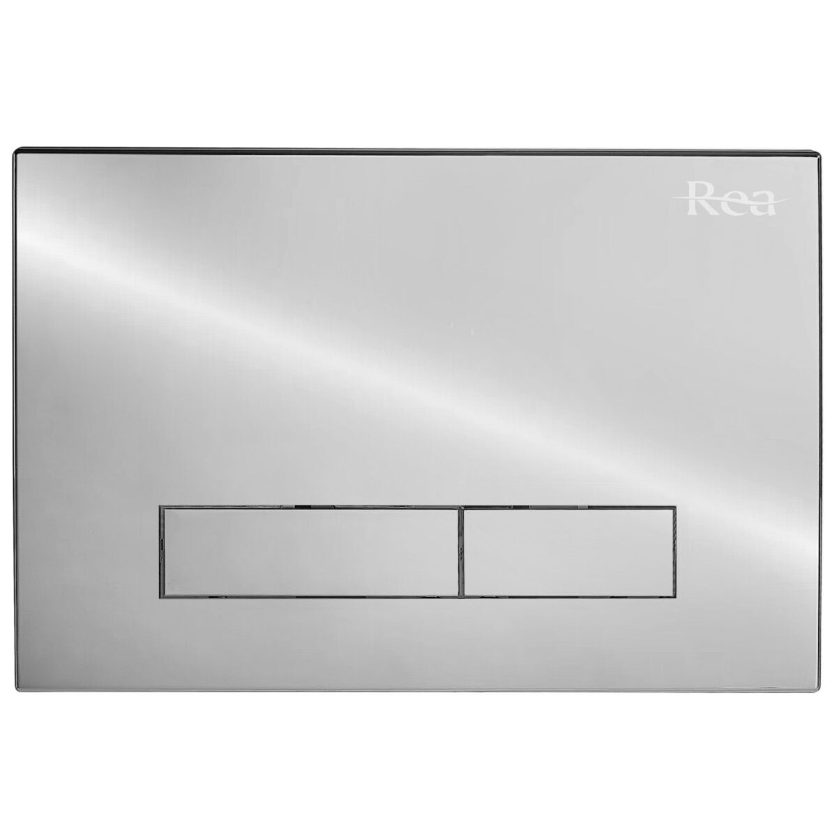 Cadru Set incastrat pentru vase WC cu buton H Chrome - imagine 2