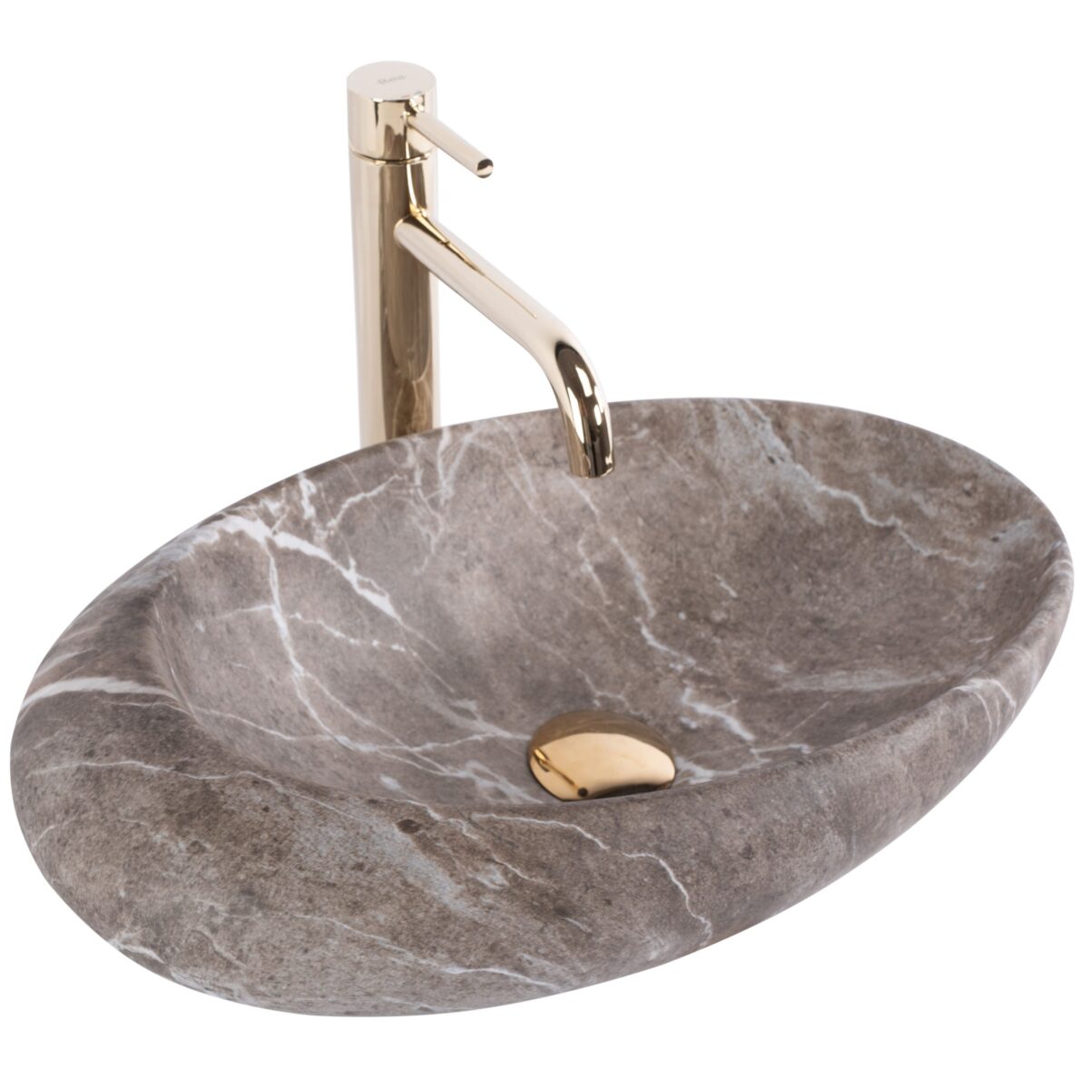 Lavoar pentru blat Rea Roxy B Stone NATURE - imagine 1
