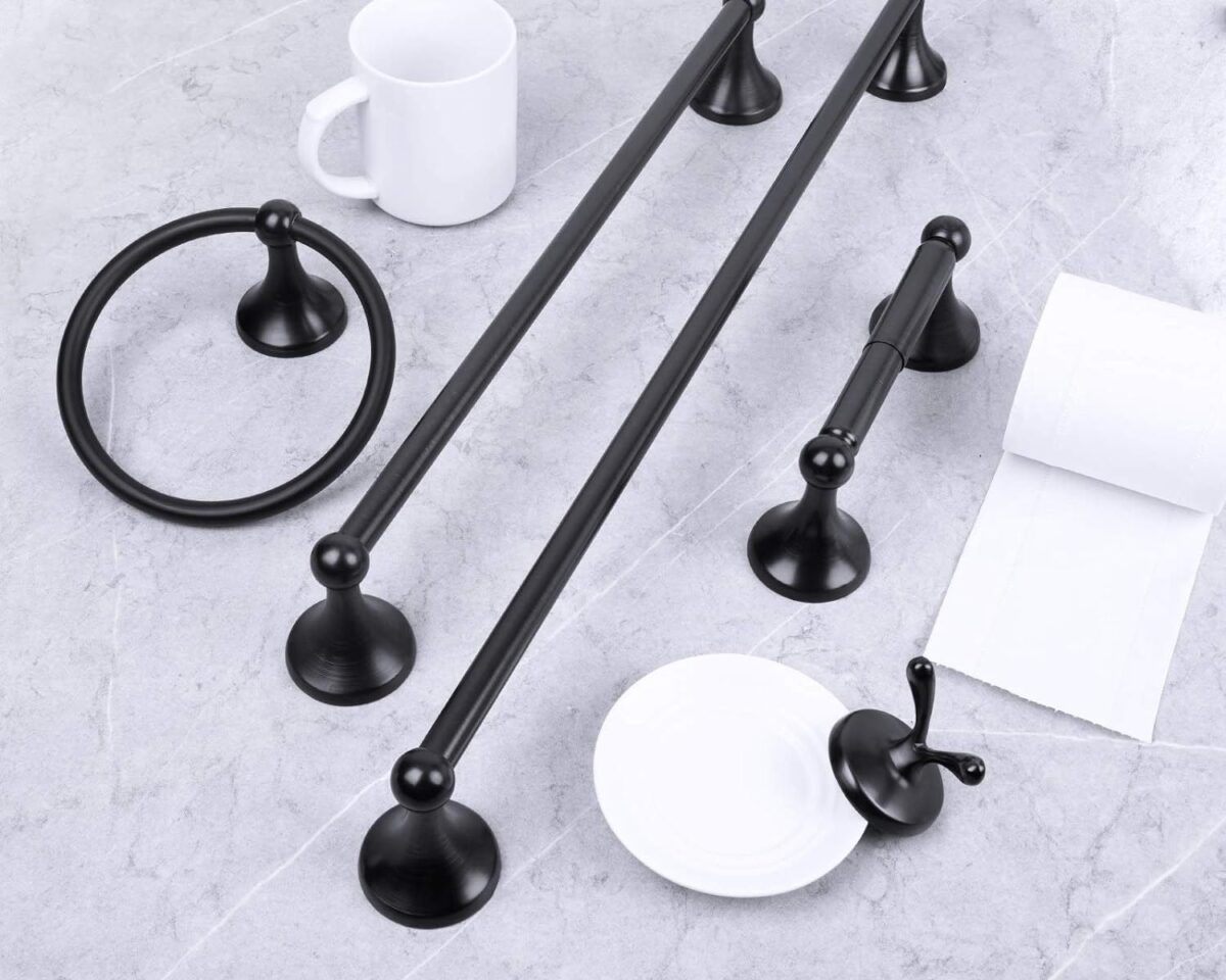 Suport hârtie igienică 332869A RETRO BLACK - imagine 4