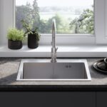Chiuvetă inox Liam BRUSH NICKEL - imagine 3