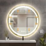 Oglindă LED 80cm MMJ Gold - imagine 2