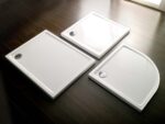 Cada pentru dus din acril Rea Savoy alb  90x90 - imagine 4