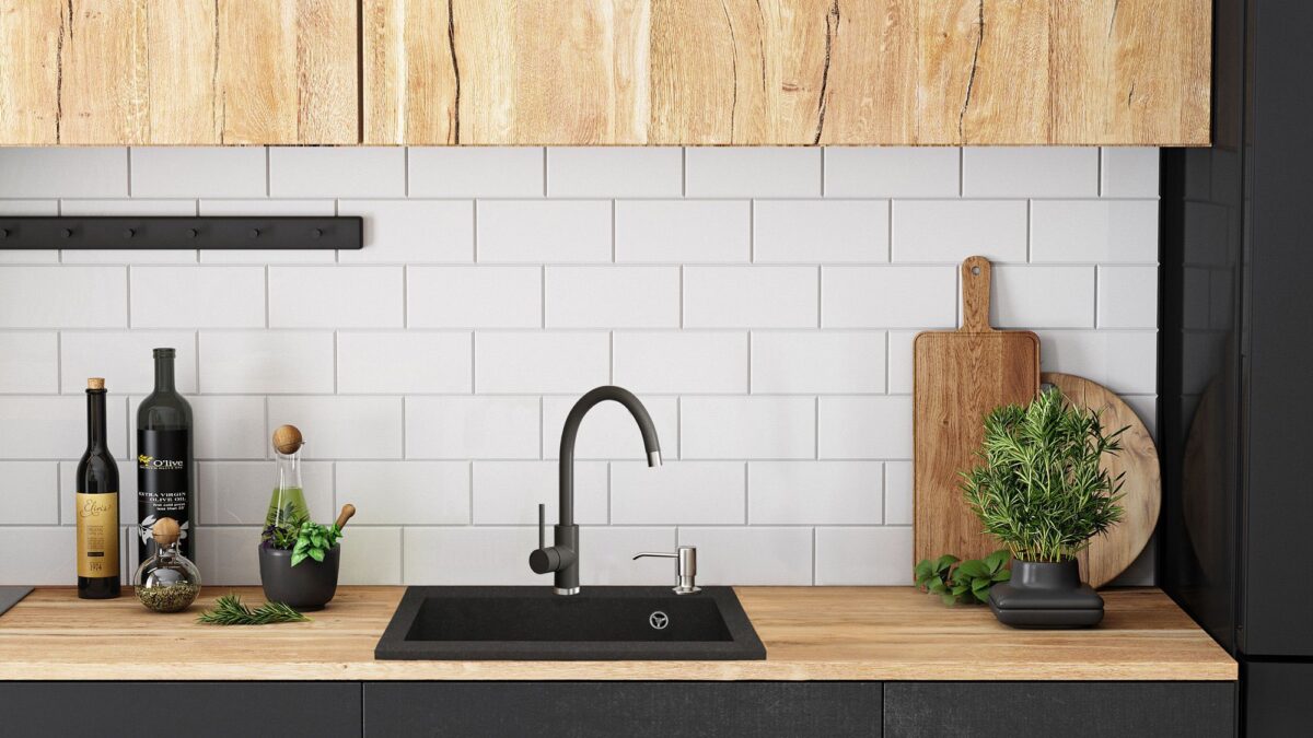 Chiuveta bucatarie Granit  West XL black METALLIC - imagine 4