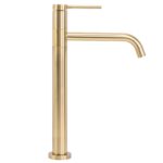 Baterie pentru baie Rea Lugano Slim Brush Gold High - imagine 2
