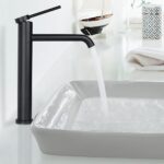 Robinet pentru lavoar Rea  CLIF BLACK MAT HIGH