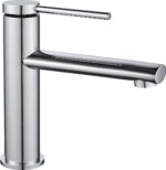 Baterie pentru lavoar REA OVAL CHROM low - imagine 4