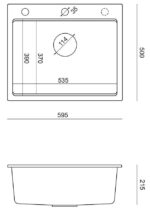 Chiuveta din granit KURT 110 WORKSTATION BEIGE - imagine 9