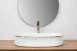 Lavoar pe blat Rea Nadia White Gold Edge - imagine 3