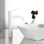 Baterie pentru lavoar Rea Lungo White High