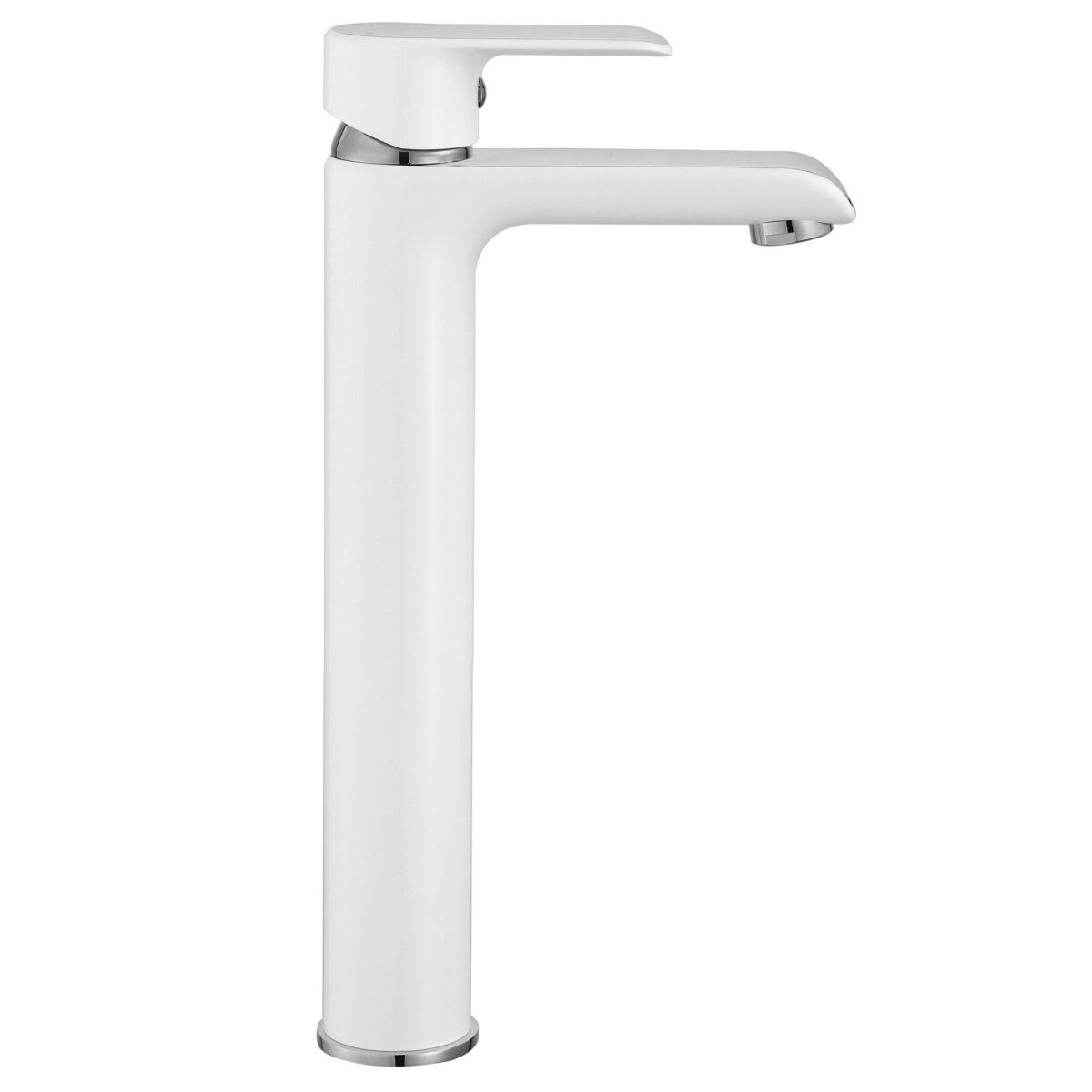 Baterie Inalta pentru Lavoar REA Bloom alb - crom - imagine 1