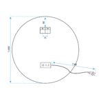 Oglindă LED 70cm FFJ70 - imagine 9
