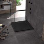 Cadita de dus Bazalt negru 90x90 - imagine 3