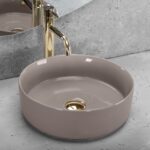 Lavoar pe blat Rea Sami Beige Shiny