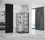 Cabina de dus Rea Concept Black 80x100 - imagine 2
