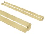 Panou de duș Rea Aero Intimo Gold Brush 100 Walk In + EVO - imagine 2
