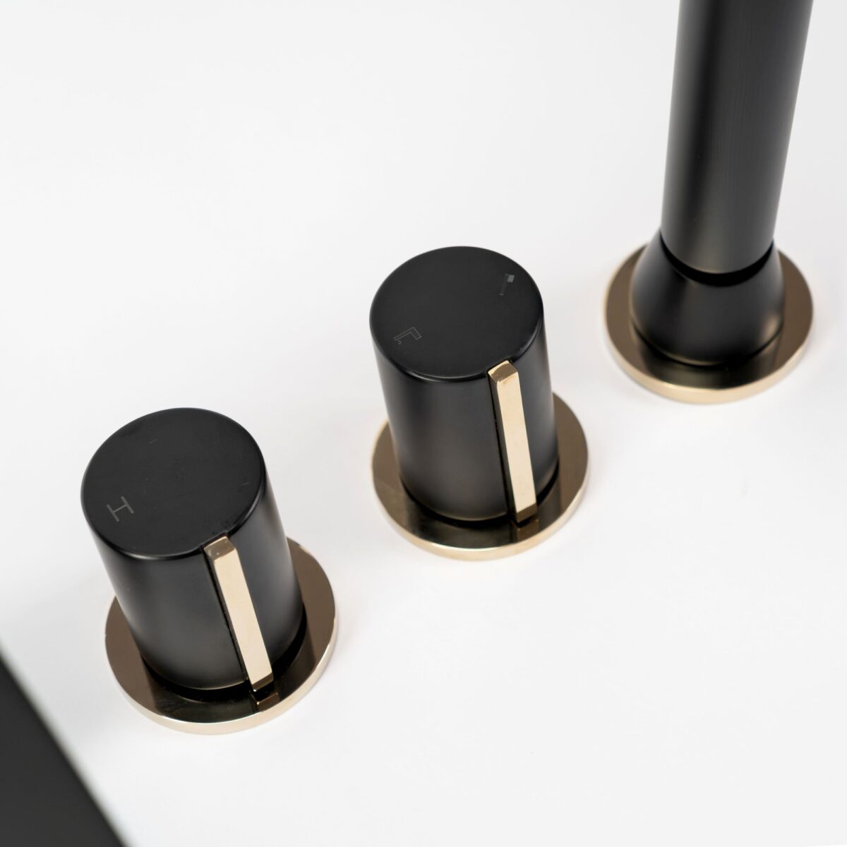 Baterie pentru cada Rea ICON Negru Mat - imagine 1