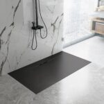 Cadita de dus Bazalt long negru 90x120 - imagine 2