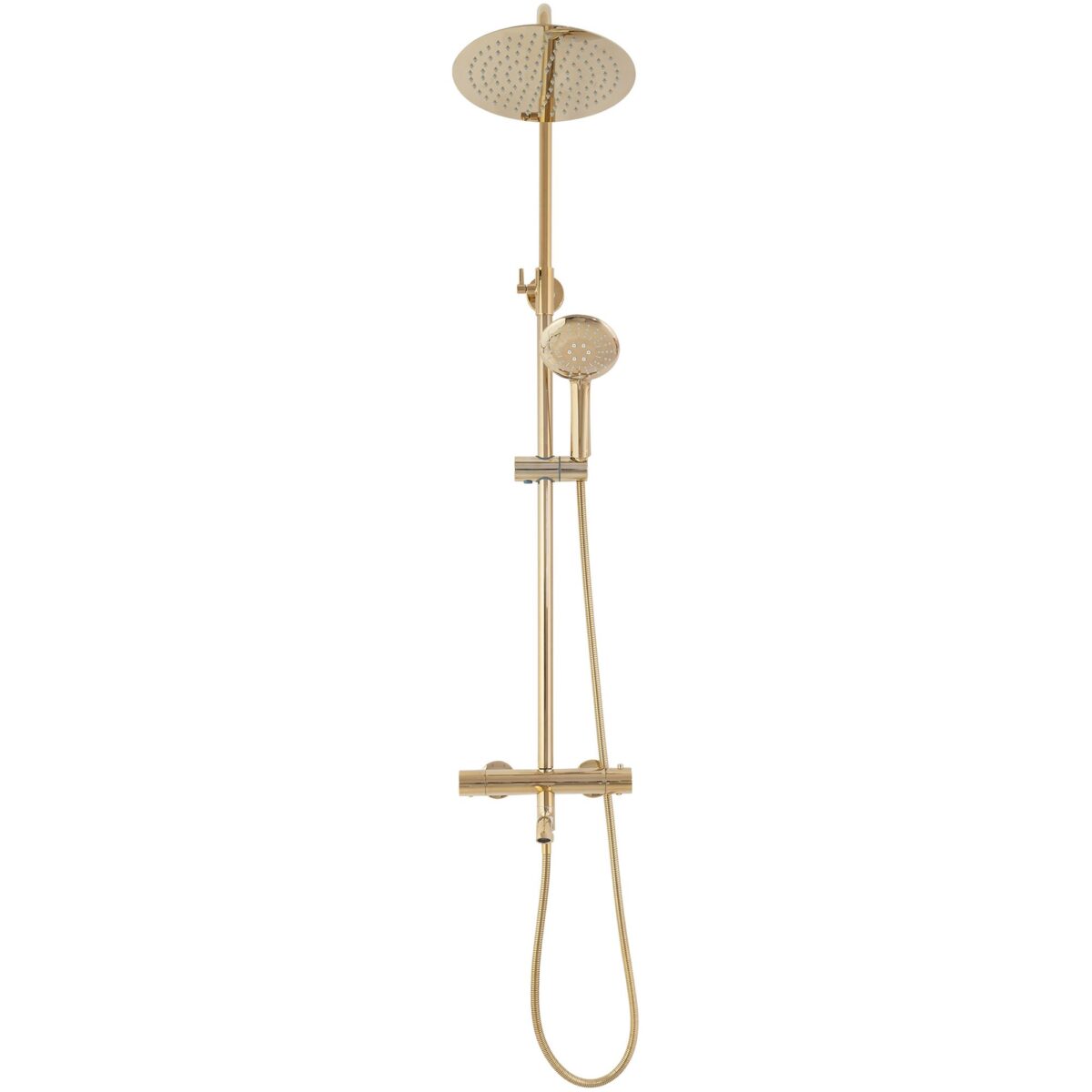 Set de dus cu termostat Lungo Gold Auriu - imagine 2