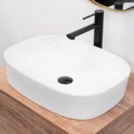 Lavoar ceramic pentru blat Rea Angie - imagine 2