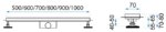 Rigola dus REA PURE NEO PRO black matt 50 - imagine 8