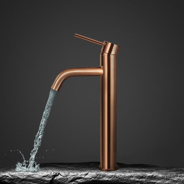 Baterie pentru lavoar Rea Lungo Copper High