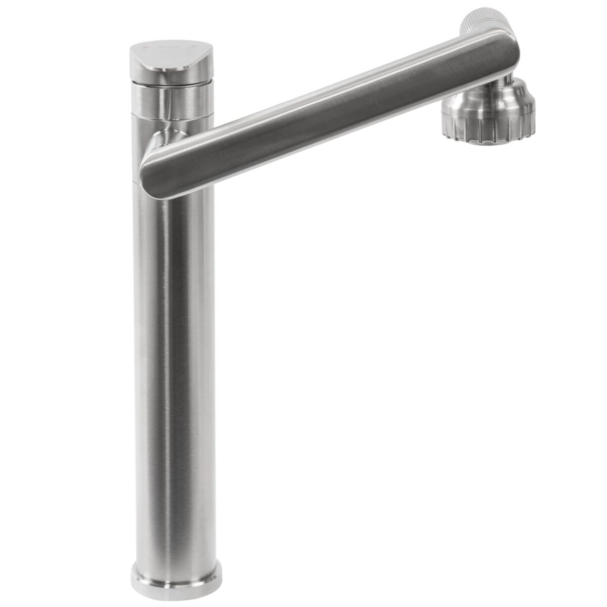 Baterie pentru baie Rea PACO Nickel Brush INOX High - imagine 2
