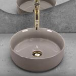 Lavoar pe blat Rea Sami Beige Shiny - imagine 3
