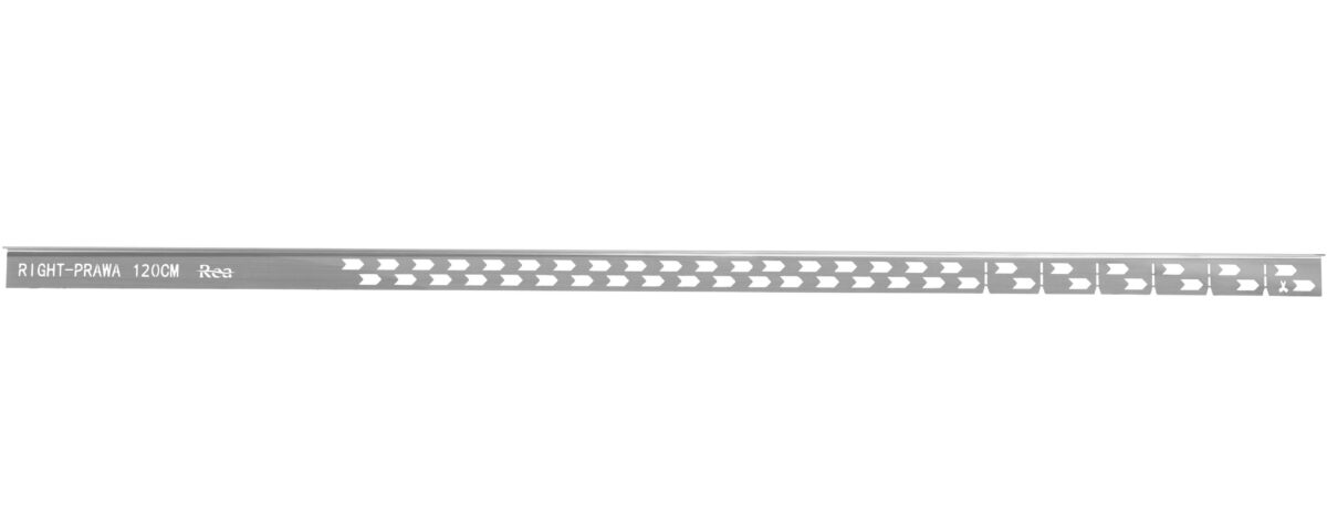 Profil de panta cadita de dus 120cm  Brush nickel - imagine 3