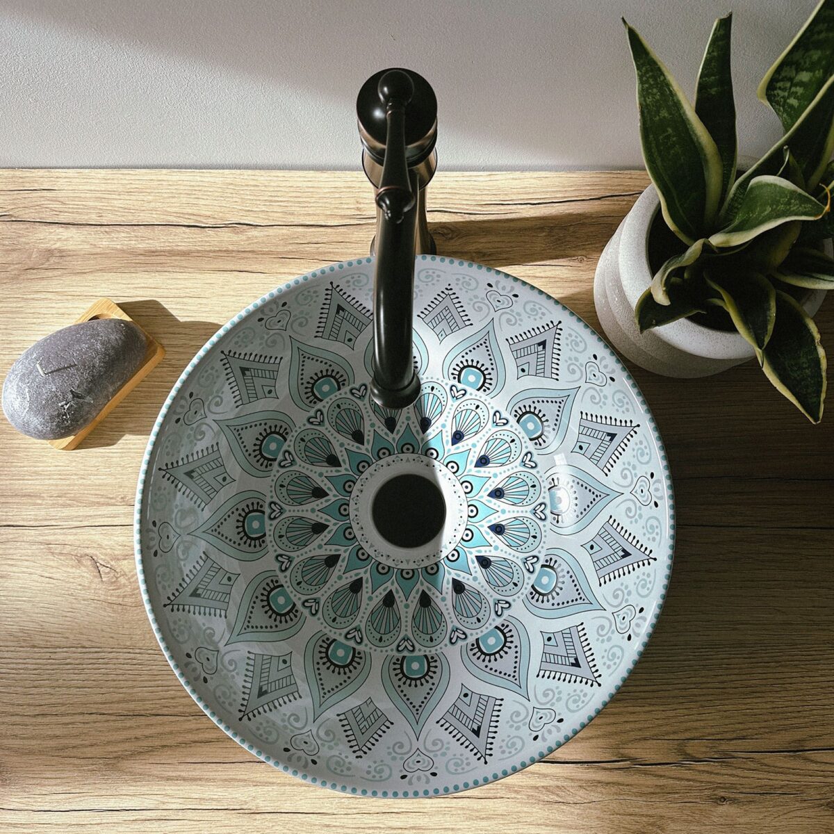 Lavoar pe blat Rea Mandala - imagine 2