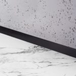 Bandă frontală pentru cădiță de duș 130cm Black - imagine 2