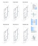 Cabina de dus pliabil Rea Fold N2 Modul - imagine 6