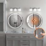 Oglindă LED 60cm MMJ BRUSH SILVER - imagine 4
