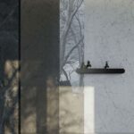 Raft pentru baie SF03 45cm black matt