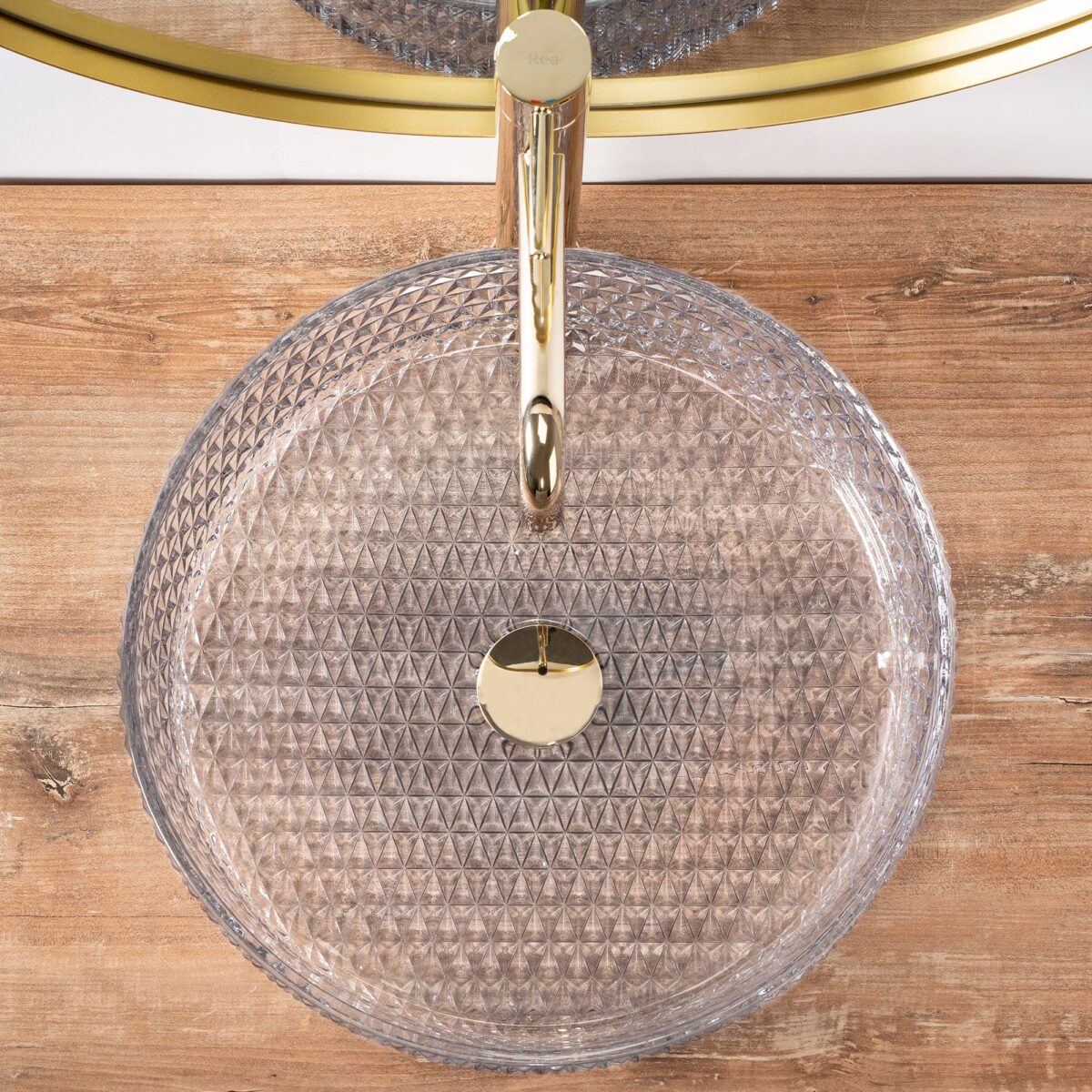 Lavoar pe blat Rea Cristal Transparent 39 - imagine 6