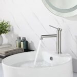 Baterie pentru baie Rea Foss Nickel Brush Low