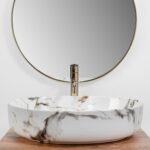 Lavoar de Blat REA Queen Carrara Shiny - imagine 3