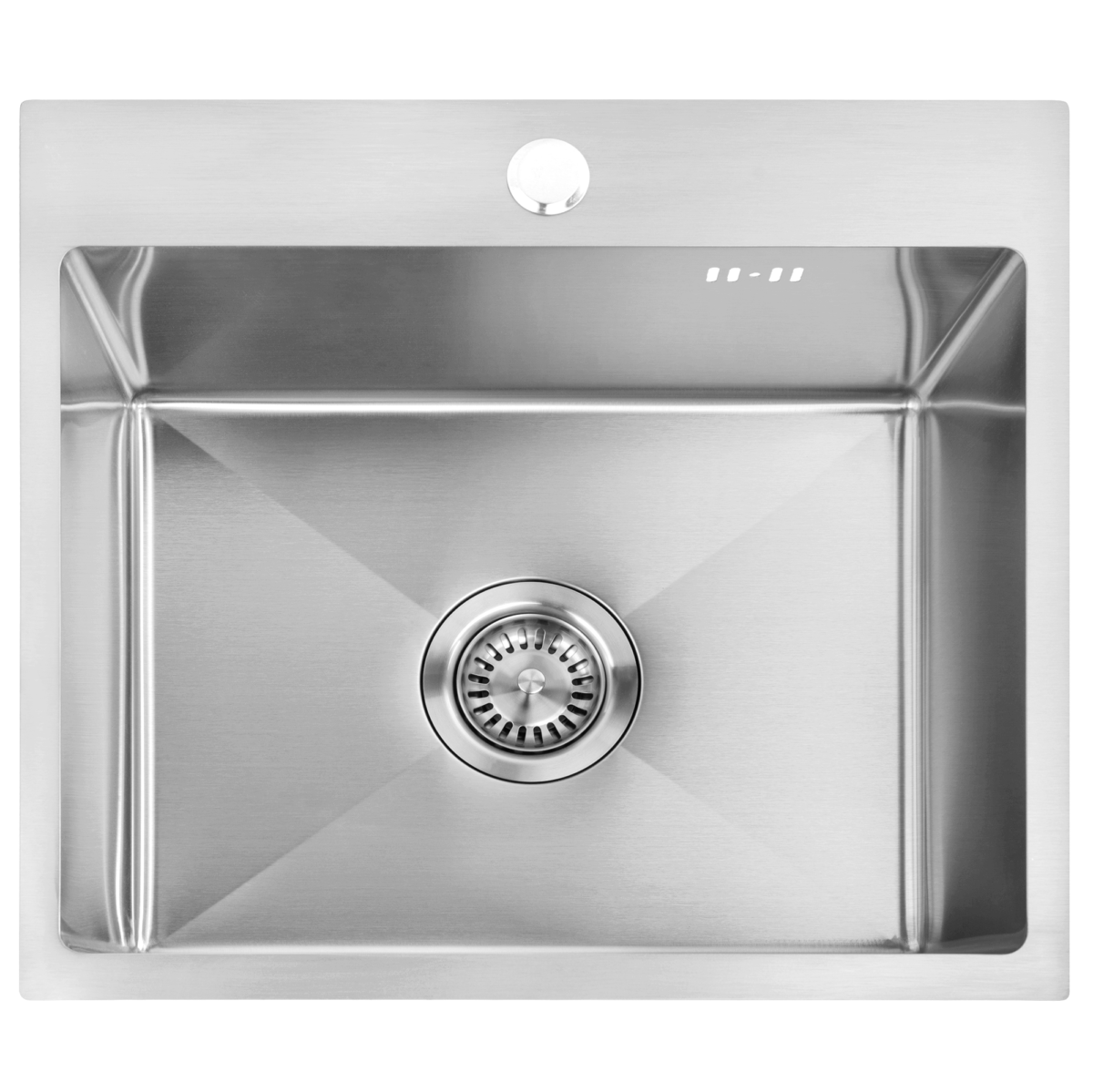 Chiuvetă inox Leo 50 BRUSH NICKEL - imagine 1