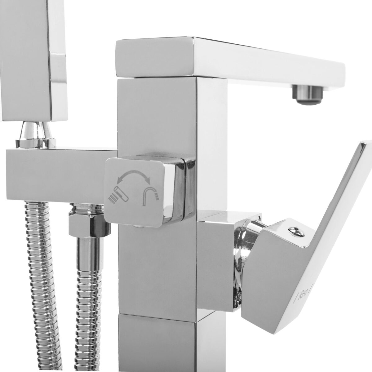 Baterie de podea Rea TERY Chrome - imagine 4