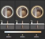 Oglindă LED 80cm MMJ Gold - imagine 5
